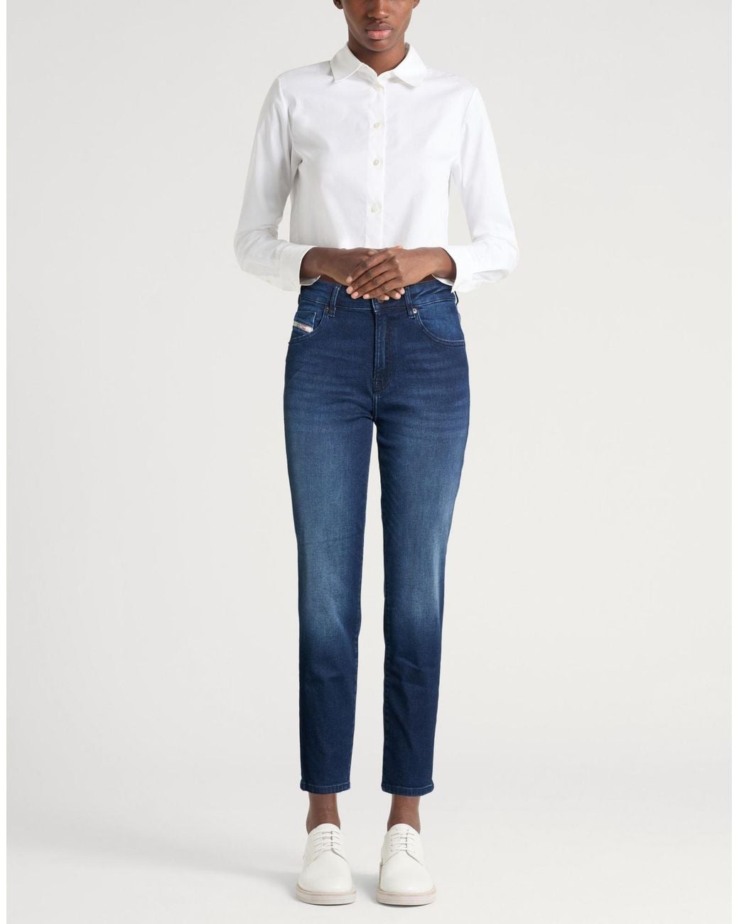 DIESEL Blue Jeans Cotton, Elastane