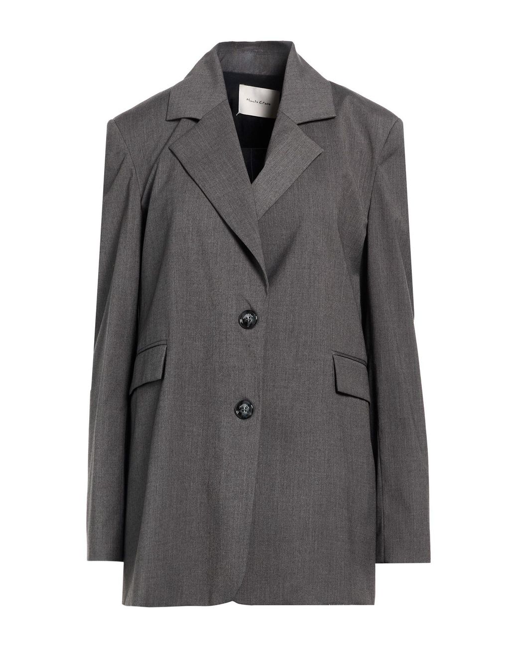 Manila Grace Gray Blazer