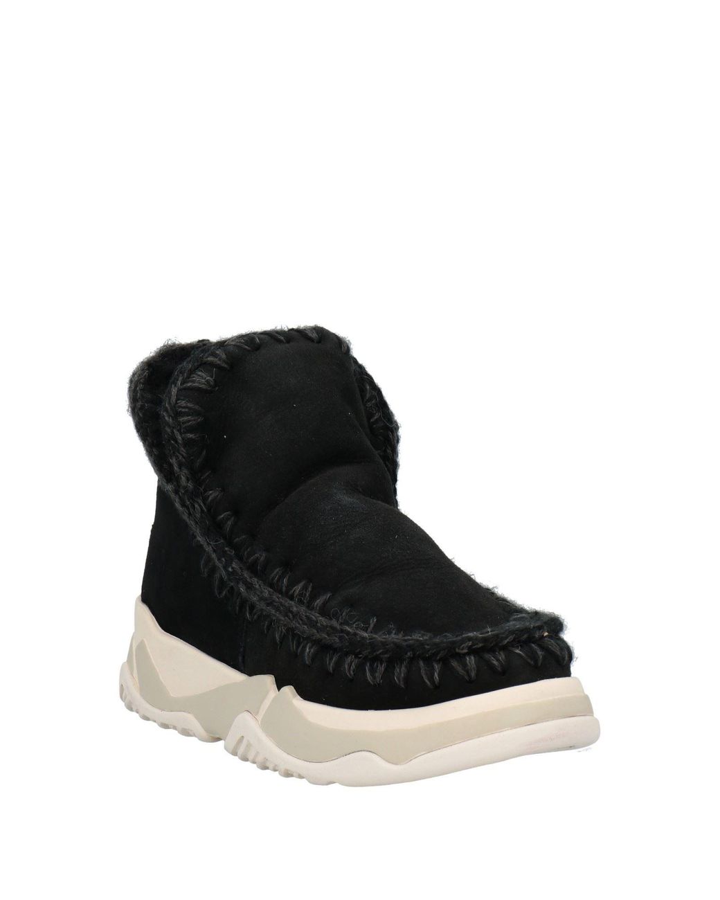 Mou Black Ankle Boots