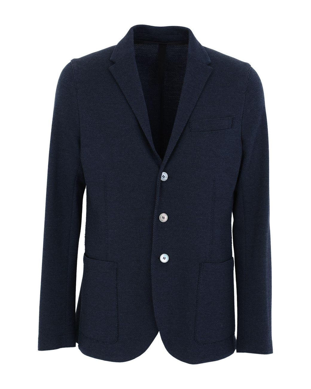 Harris Wharf London Blue Midnight Blazer Cotton, Wool for men