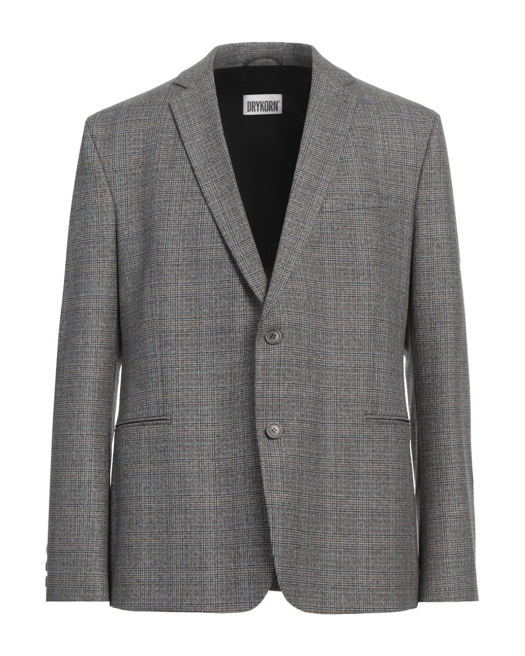 Drykorn Gray Blazer Recycled Polyester, Viscose, Elastane for men