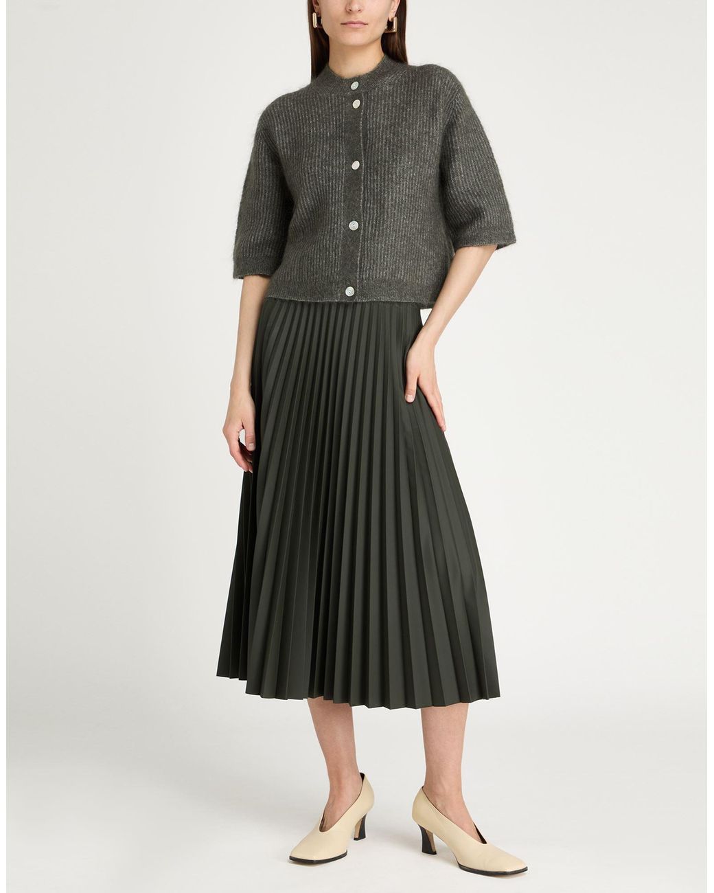 Second Female Gray Cardigan