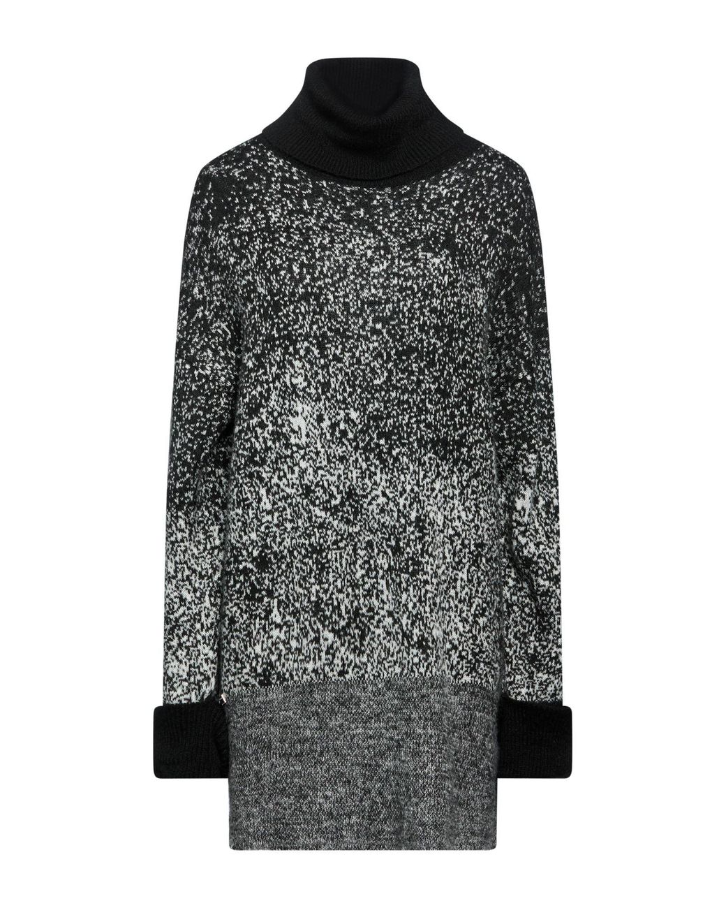 Manila Grace Black Turtleneck Acrylic, Polyamide, Mohair Wool
