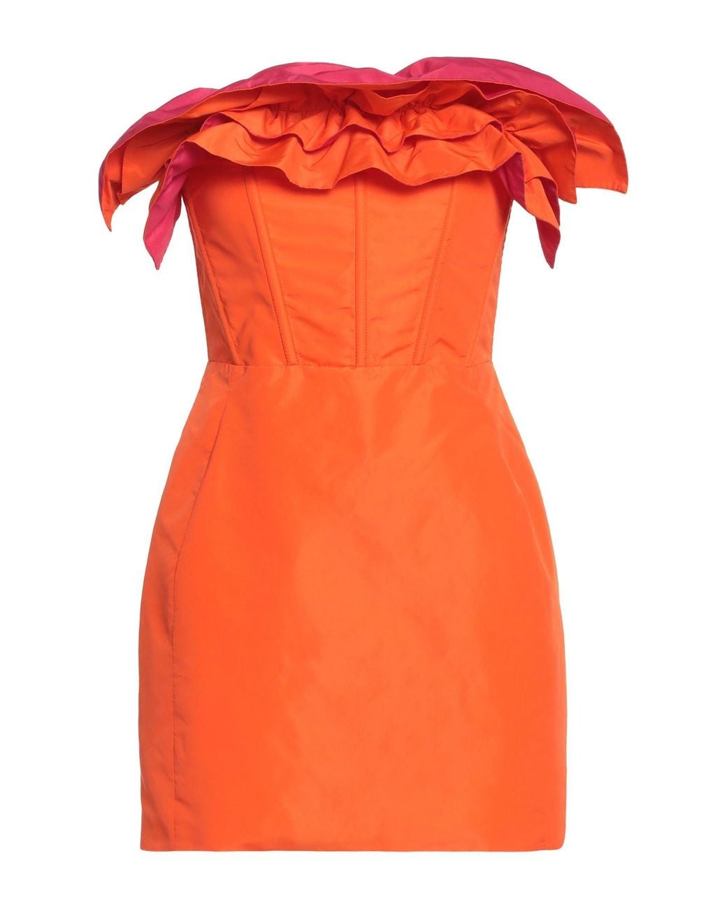 Pinko Orange Mini Dress