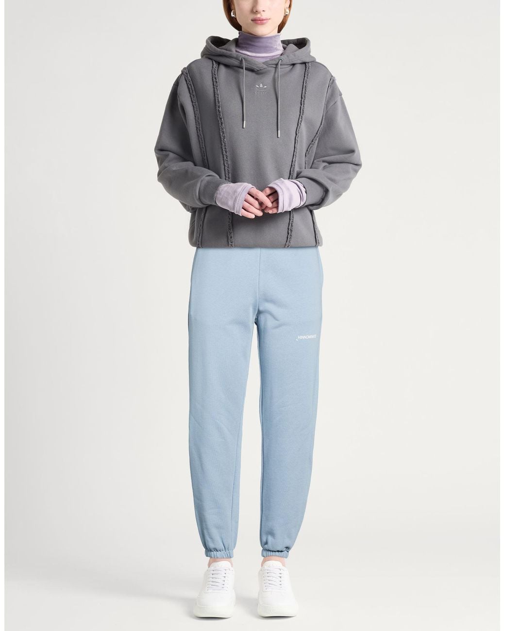 hinnominate Blue Light Pants Cotton, Polyester