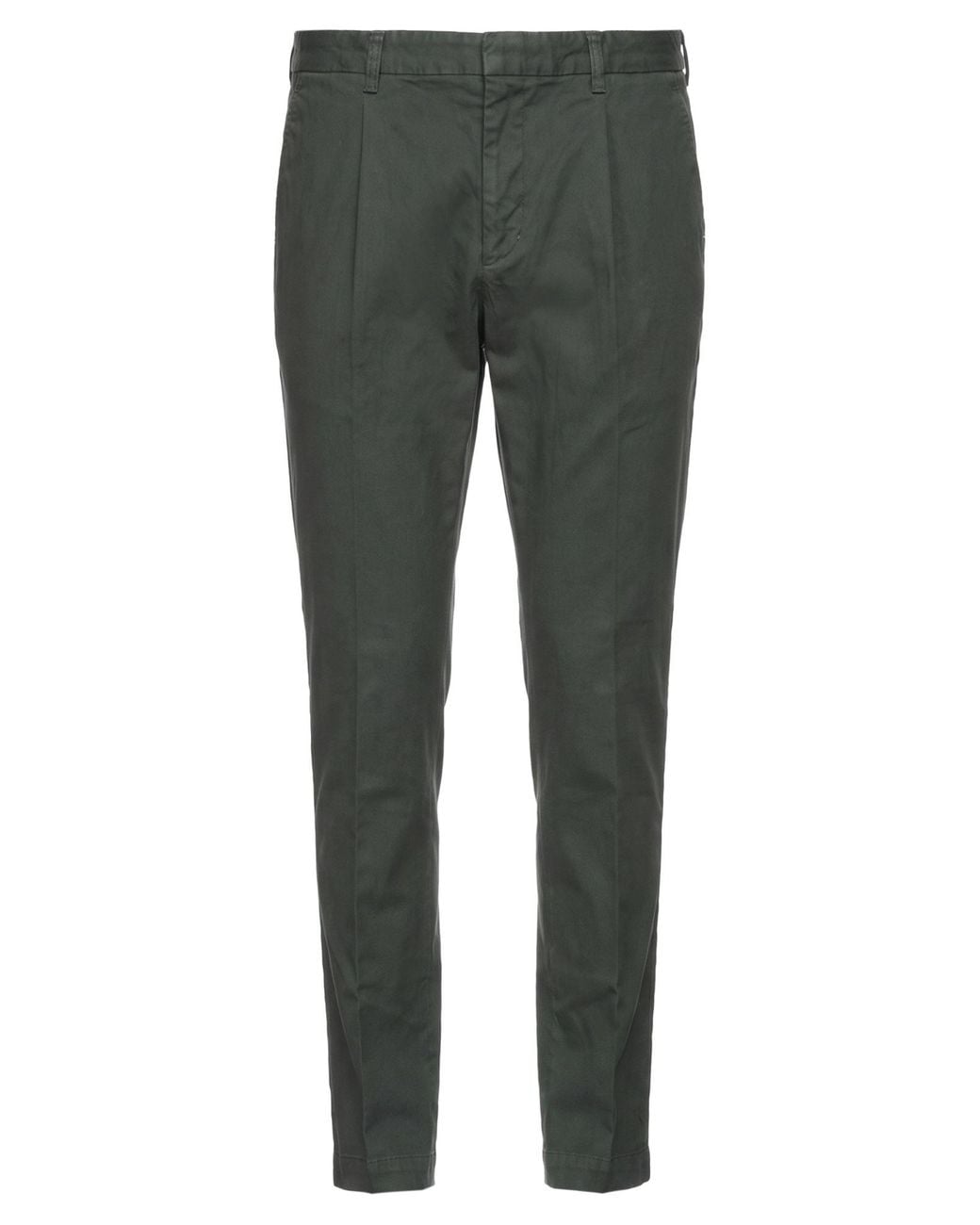 Entre Amis Gray Military Pants Cotton, Lycra, Elastane for men