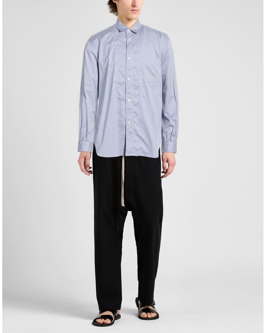 Junya Watanabe Blue Shirt Cotton for men
