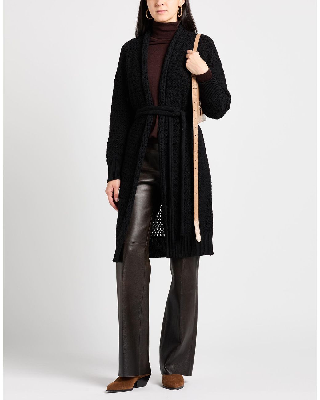 Alpha Studio Black Strickjacke