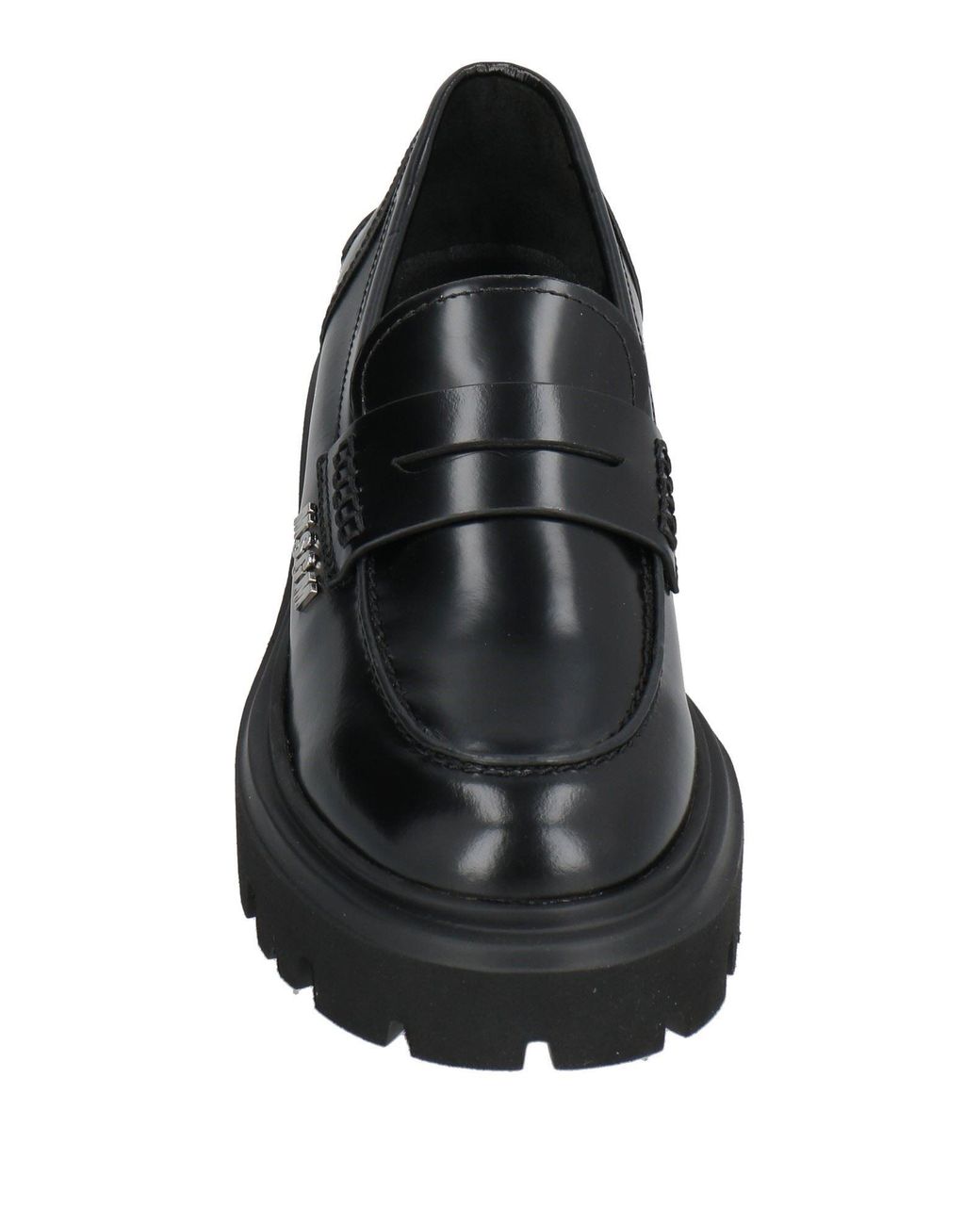 MSGM Black Loafers Leather