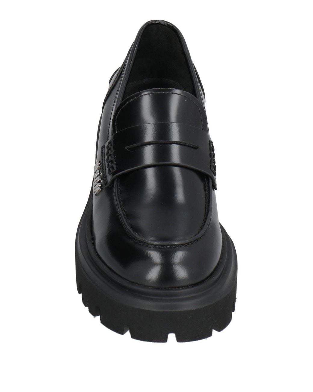 MSGM Black Loafers Leather