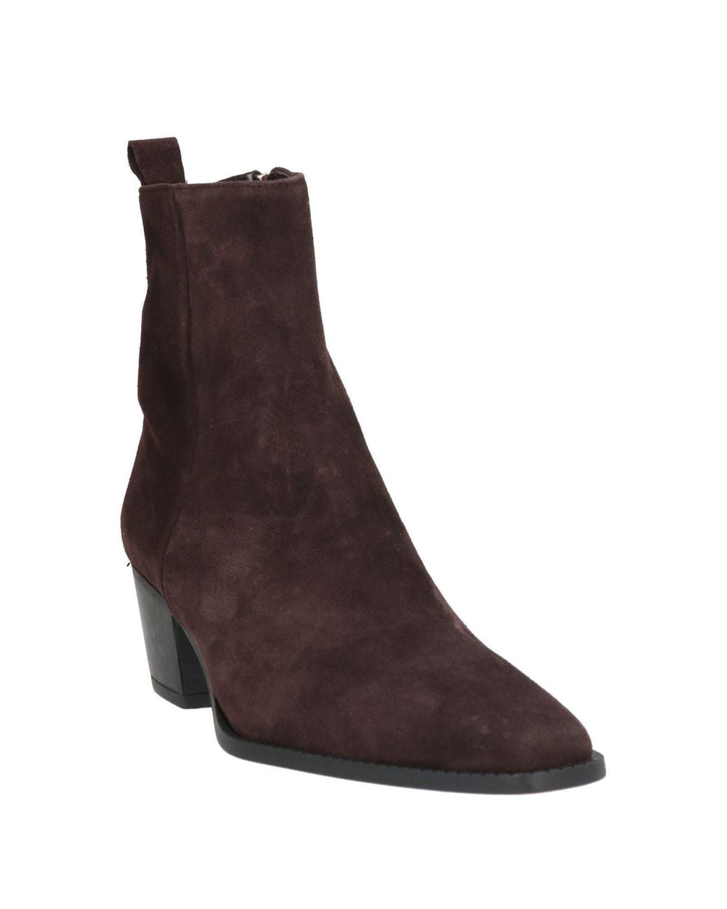 Bianca Di Brown Dark Ankle Boots Leather
