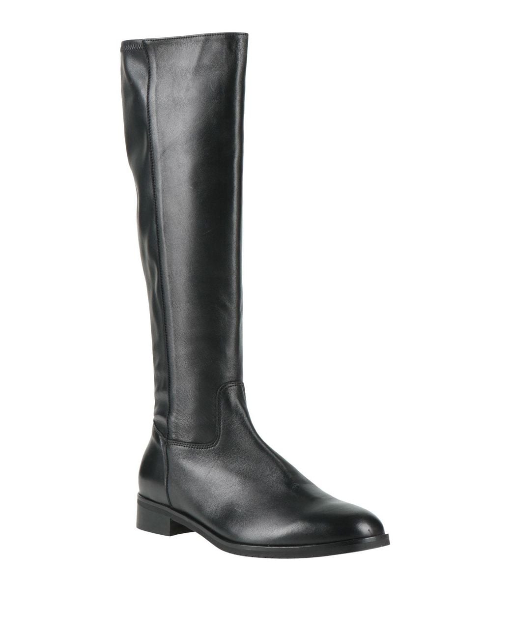 The Seller Black Boot Leather