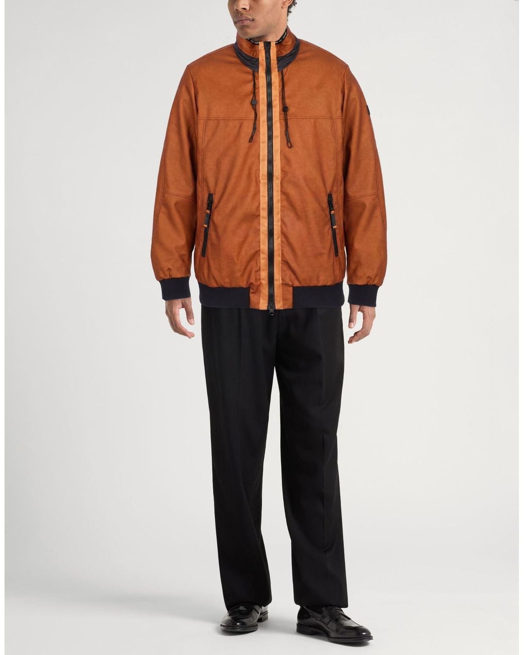 Peuterey Brown Jacket Cotton, Polyester, Polyamide, Elastane for men