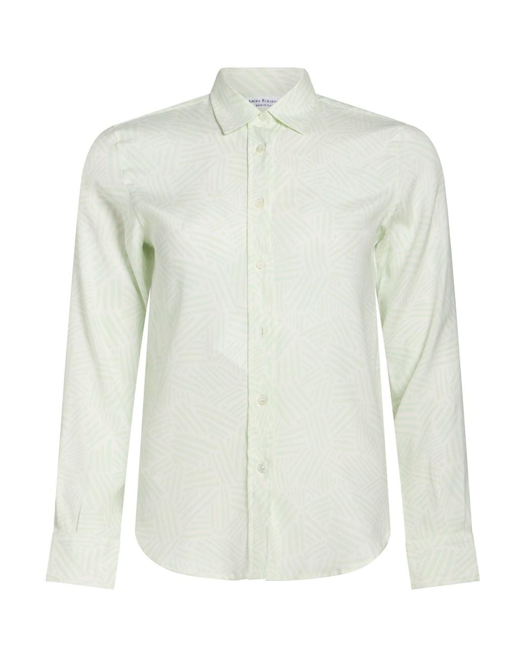 Amina Rubinacci White Shirt Silk, Elastane