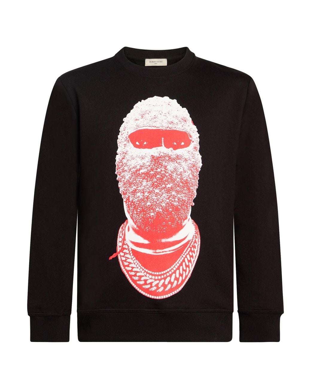 Ih Nom Uh Nit Black Sweatshirt Cotton for men