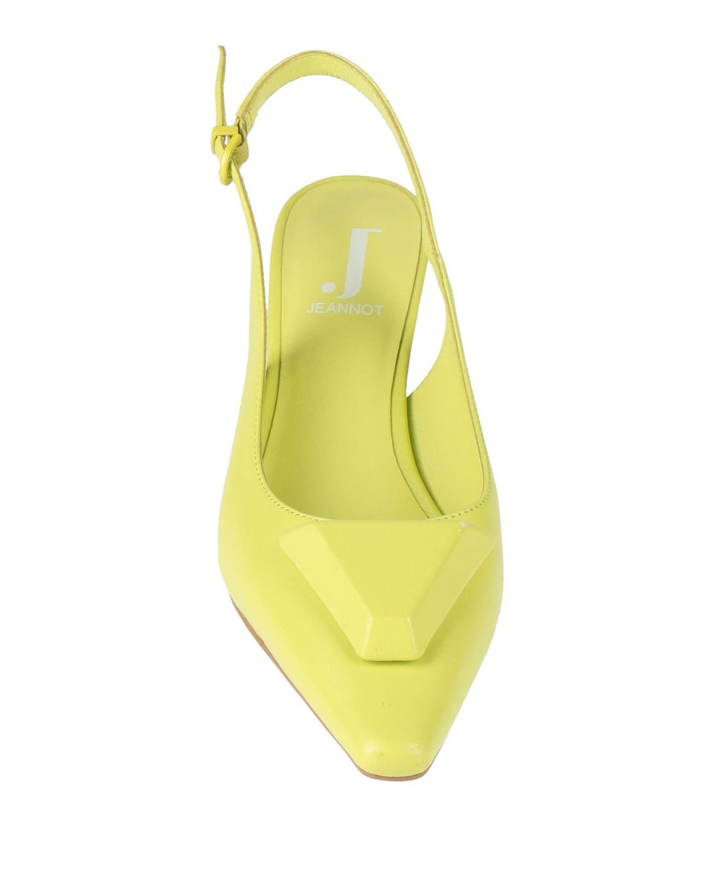 Jeannot Yellow Pumps Leather