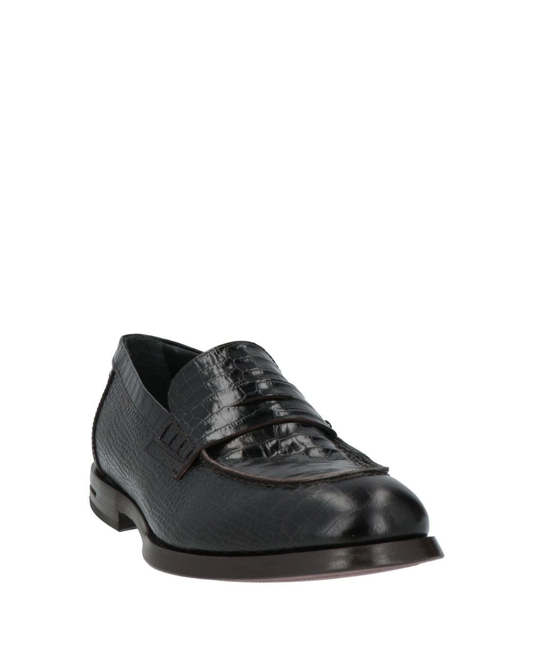 Giovanni Conti Black Dark Loafers Leather for men