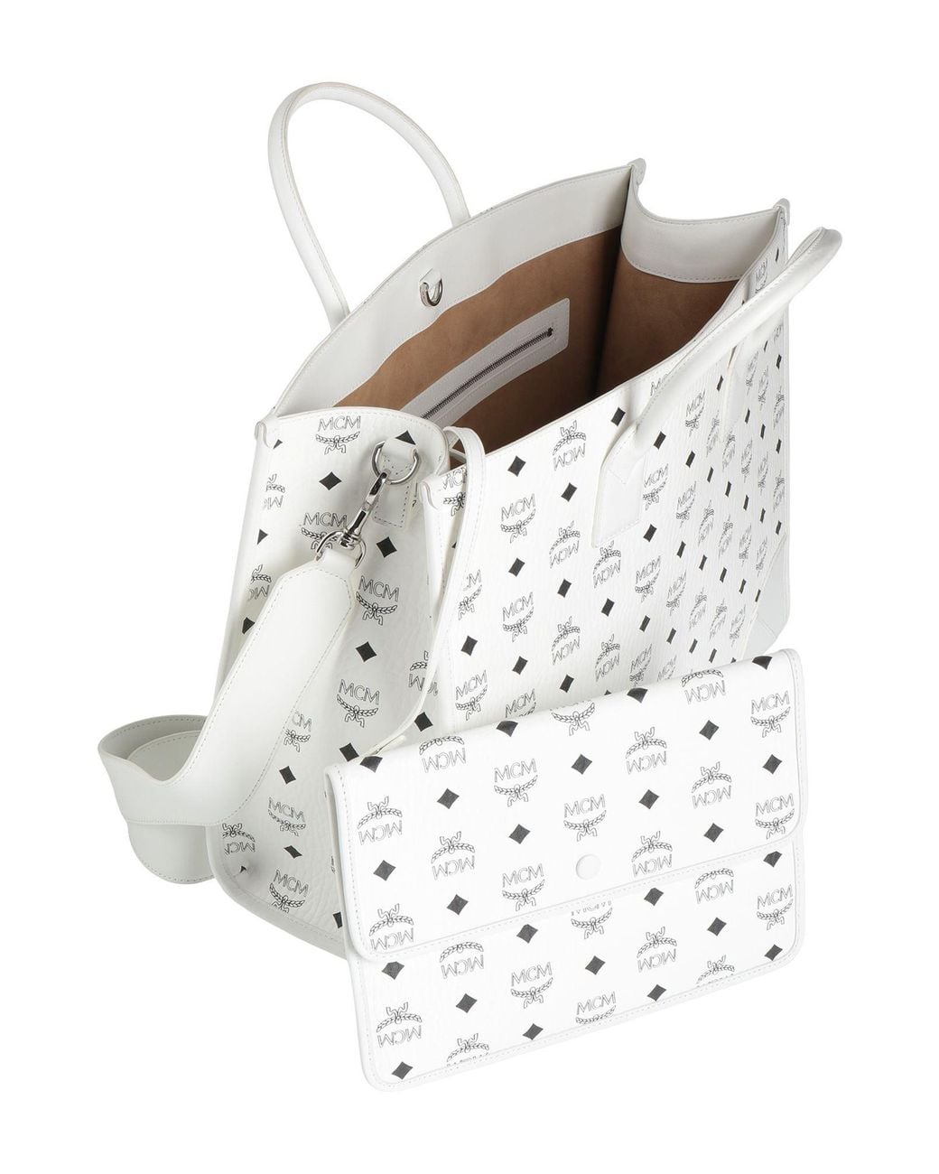 MCM White Handbag Leather