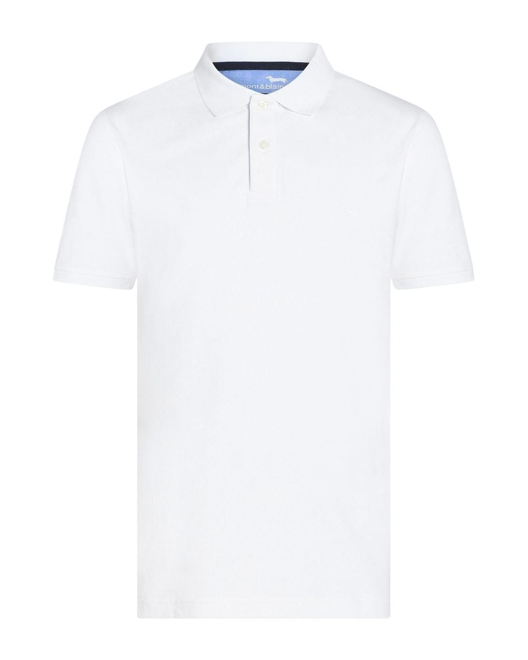 Harmont & Blaine White Polo Shirt Cotton, Elastane for men