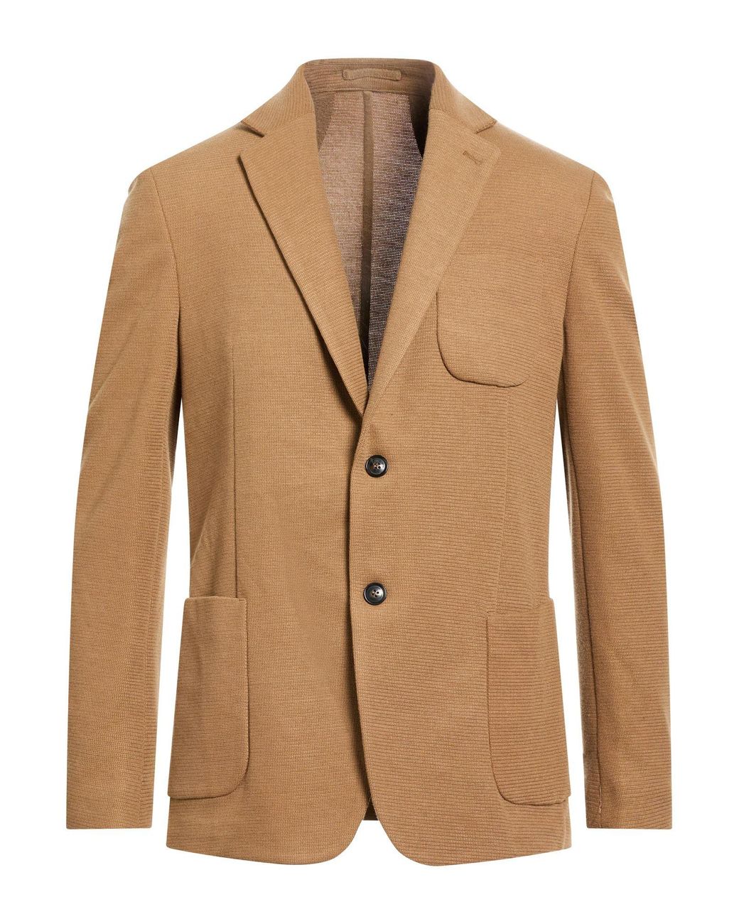Liu Jo Brown Blazer Polyester, Viscose, Elastane for men