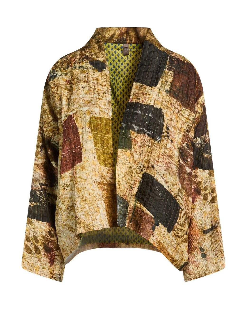 Yavi Metallic Jacket Silk