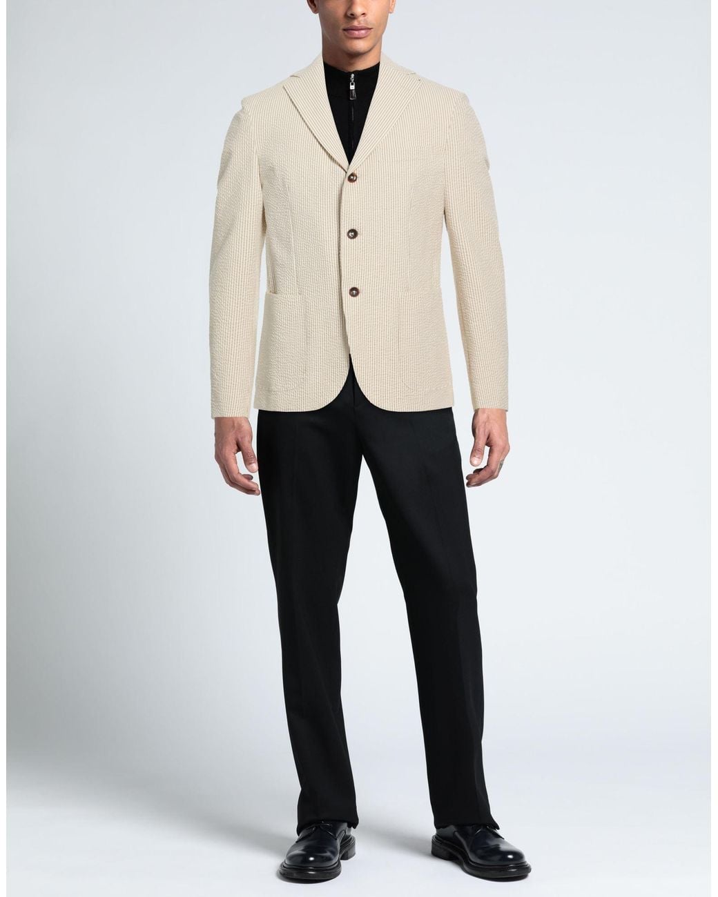 Montedoro Natural Blazer Cotton, Elastane for men
