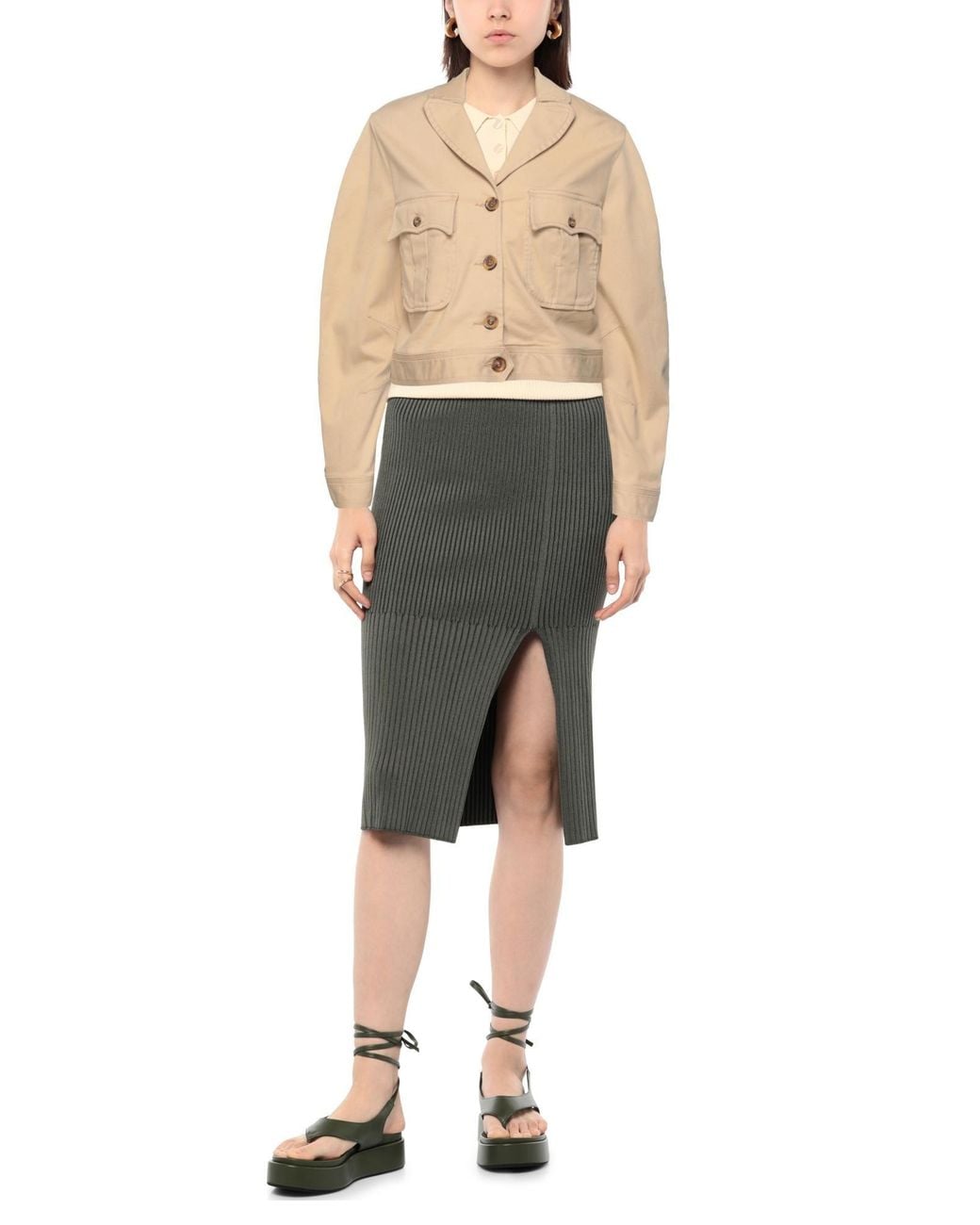 Manila Grace Brown Jacket