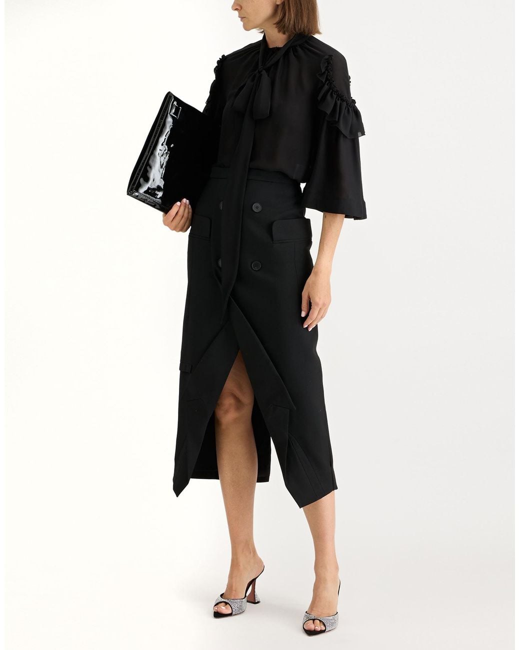 Givenchy Black Top Silk