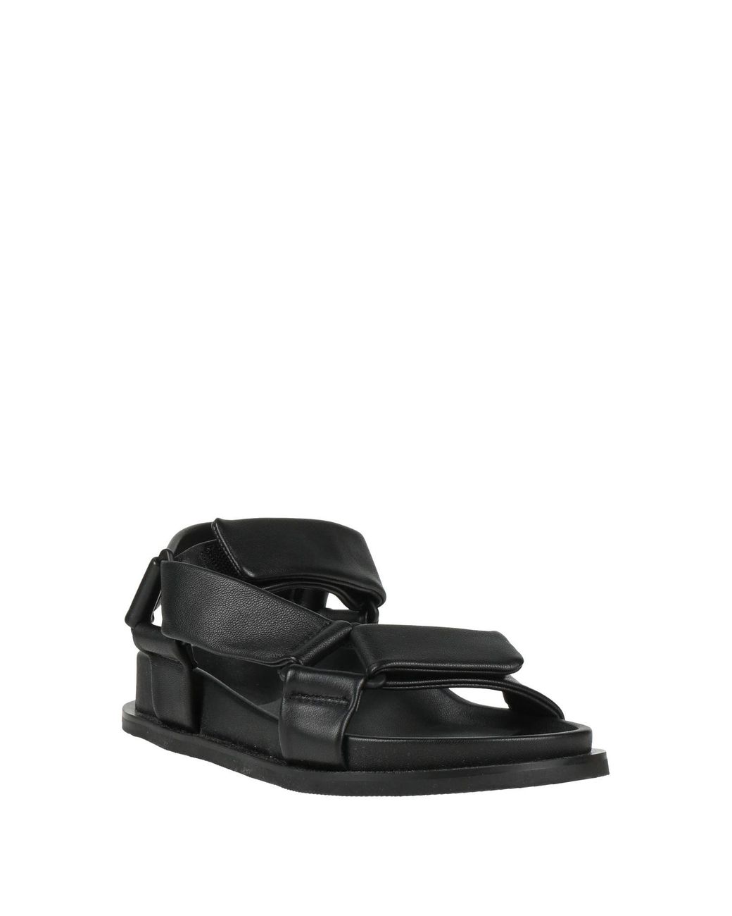 St. Agni Black Sandals