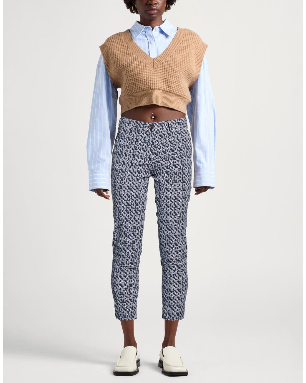 Rrd Blue Pants Polyamide, Elastane