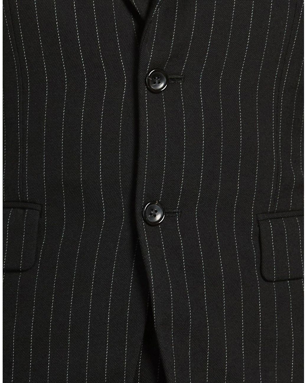 Comme des Garçons Black Blazer Wool, Polyurethane for men