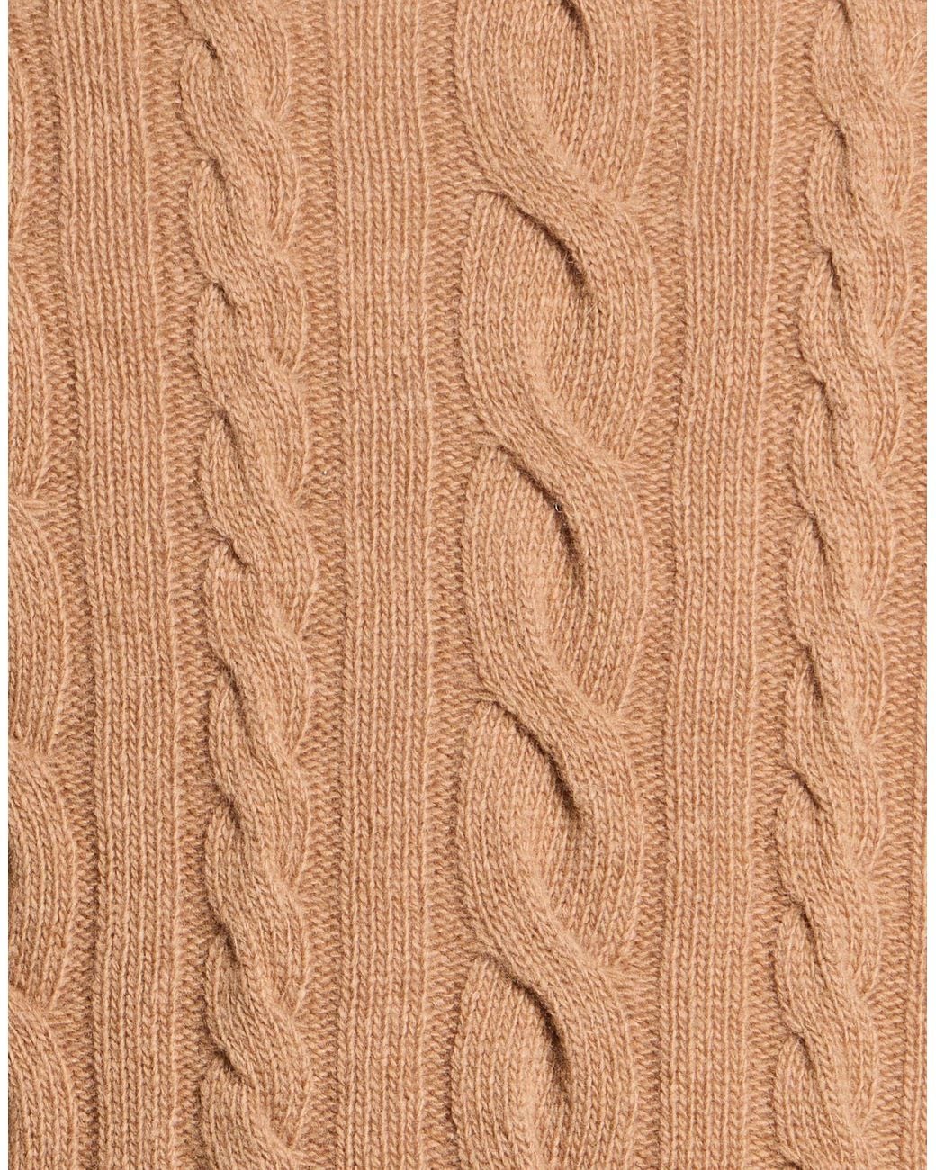 M.Q.J. Brown Camel Turtleneck Wool for men