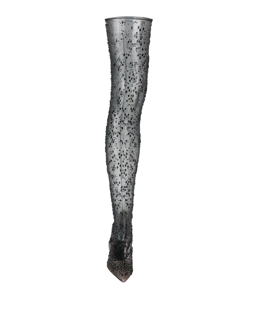 Gedebe White Boot Textile Fibers