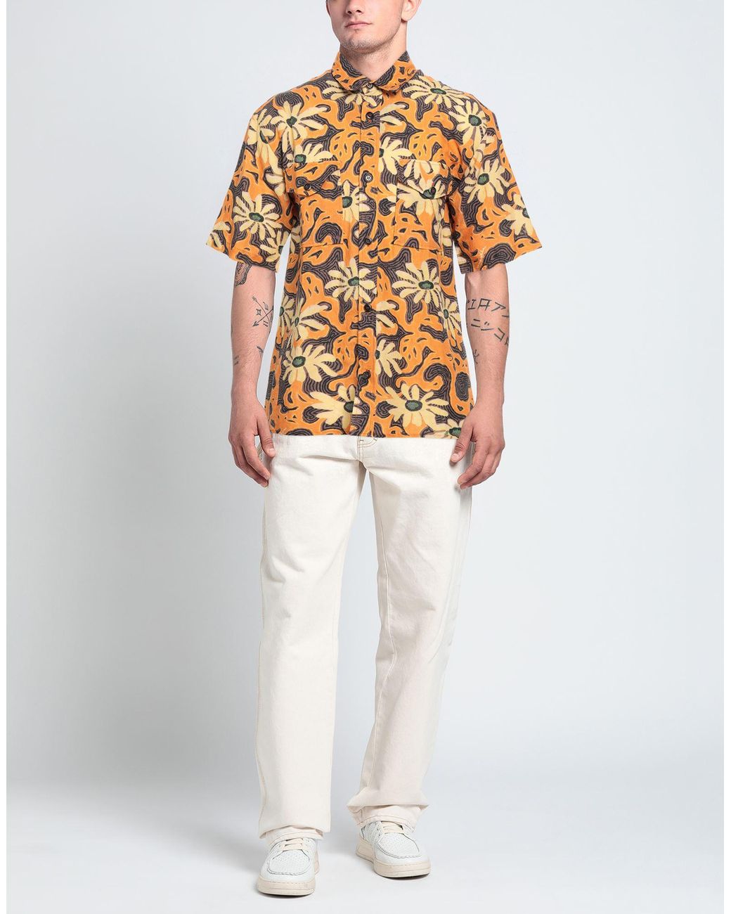Nanushka Orange Shirt for men