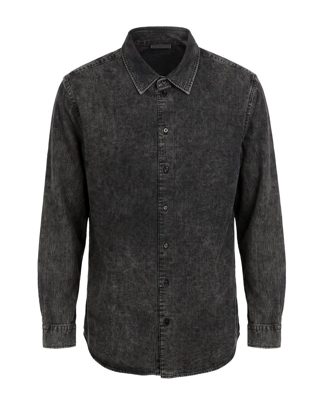 Emporio Armani Black Denim Shirt for men
