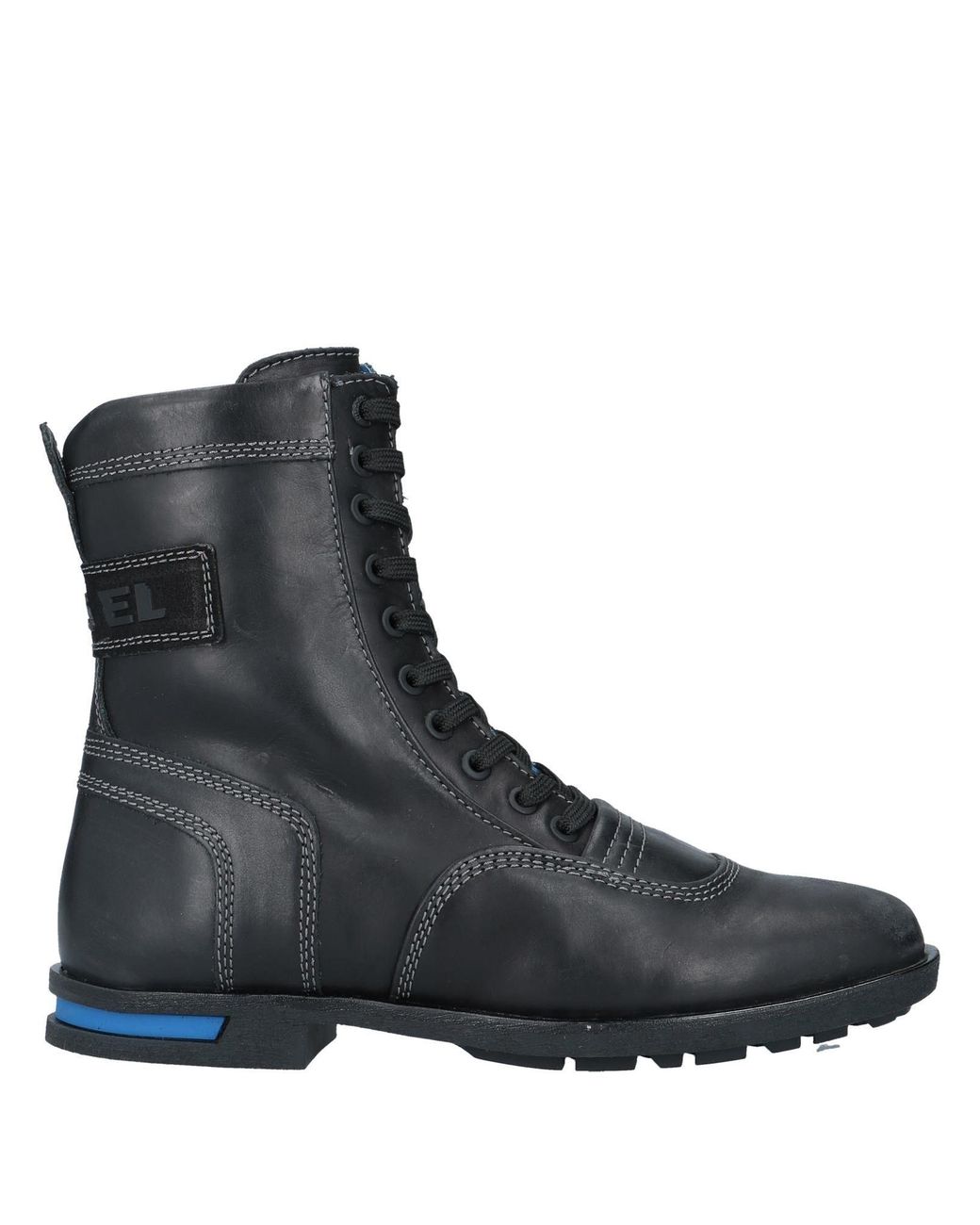 DIESEL Rubber Ankle Boots in Black Lyst