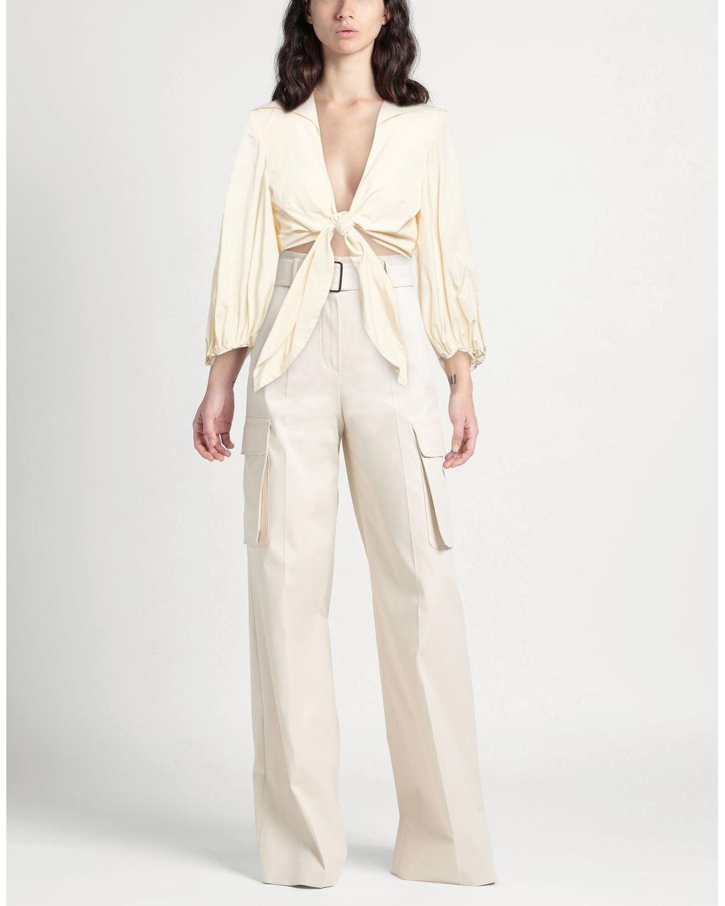 W Les Femmes By Babylon Natural Shirt