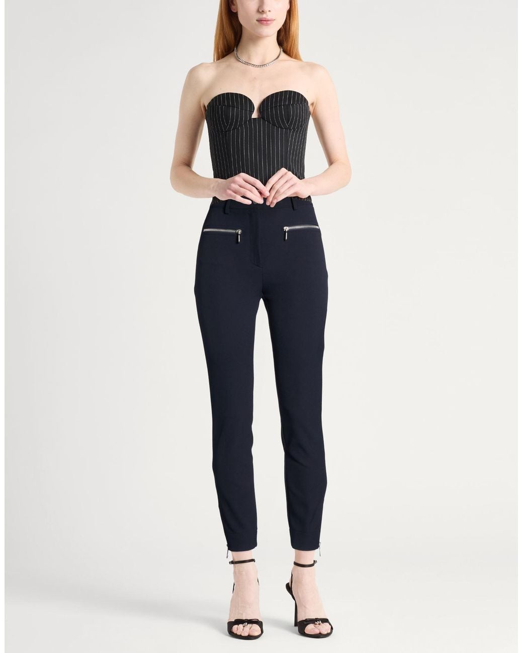 Etro Blue Midnight Pants Polyamide, Elastane
