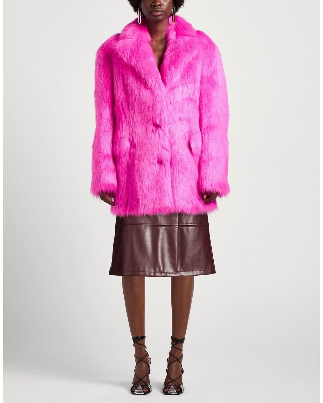 Twinset Purple Midi Skirt