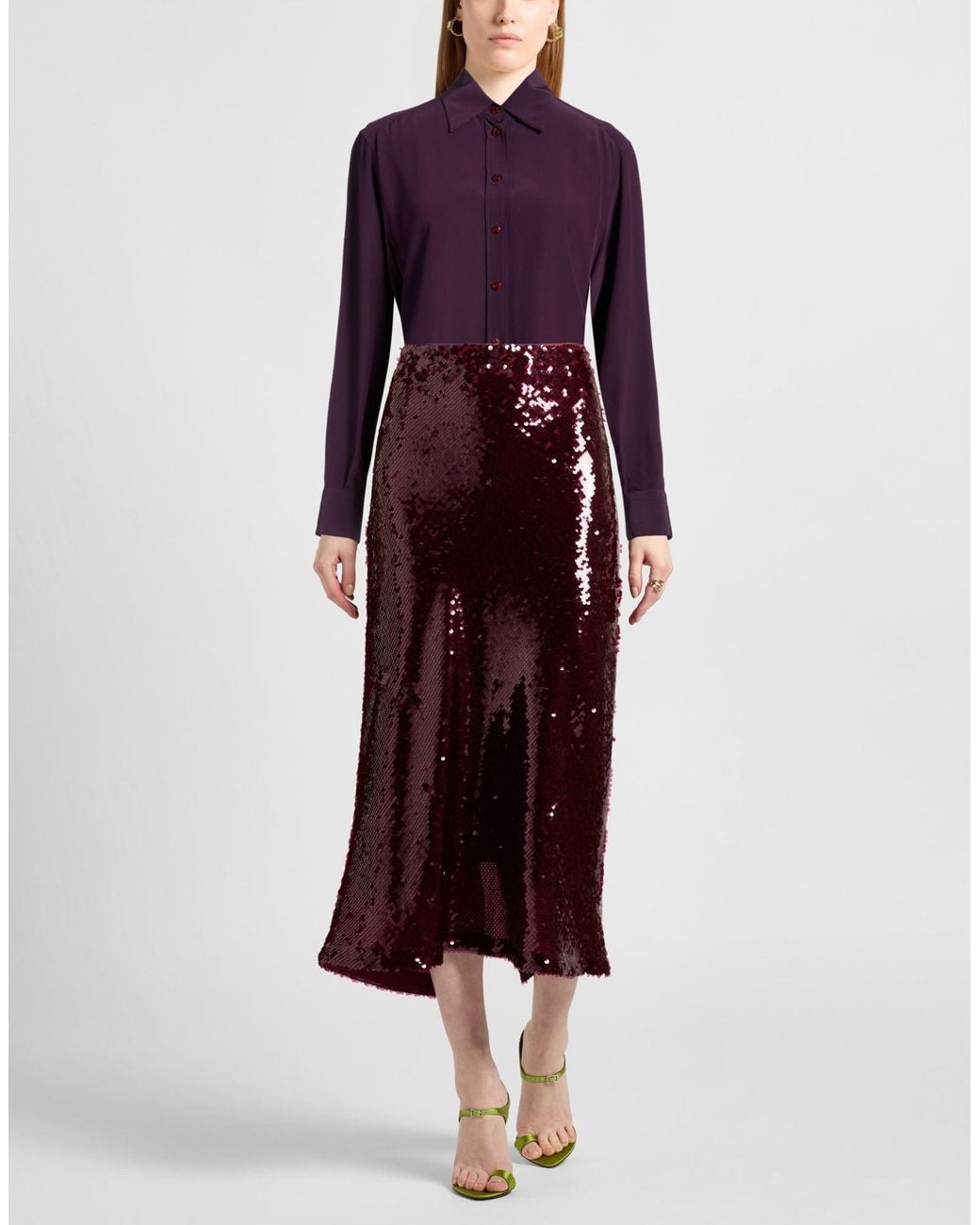 Dolce & Gabbana Purple Shirt Silk