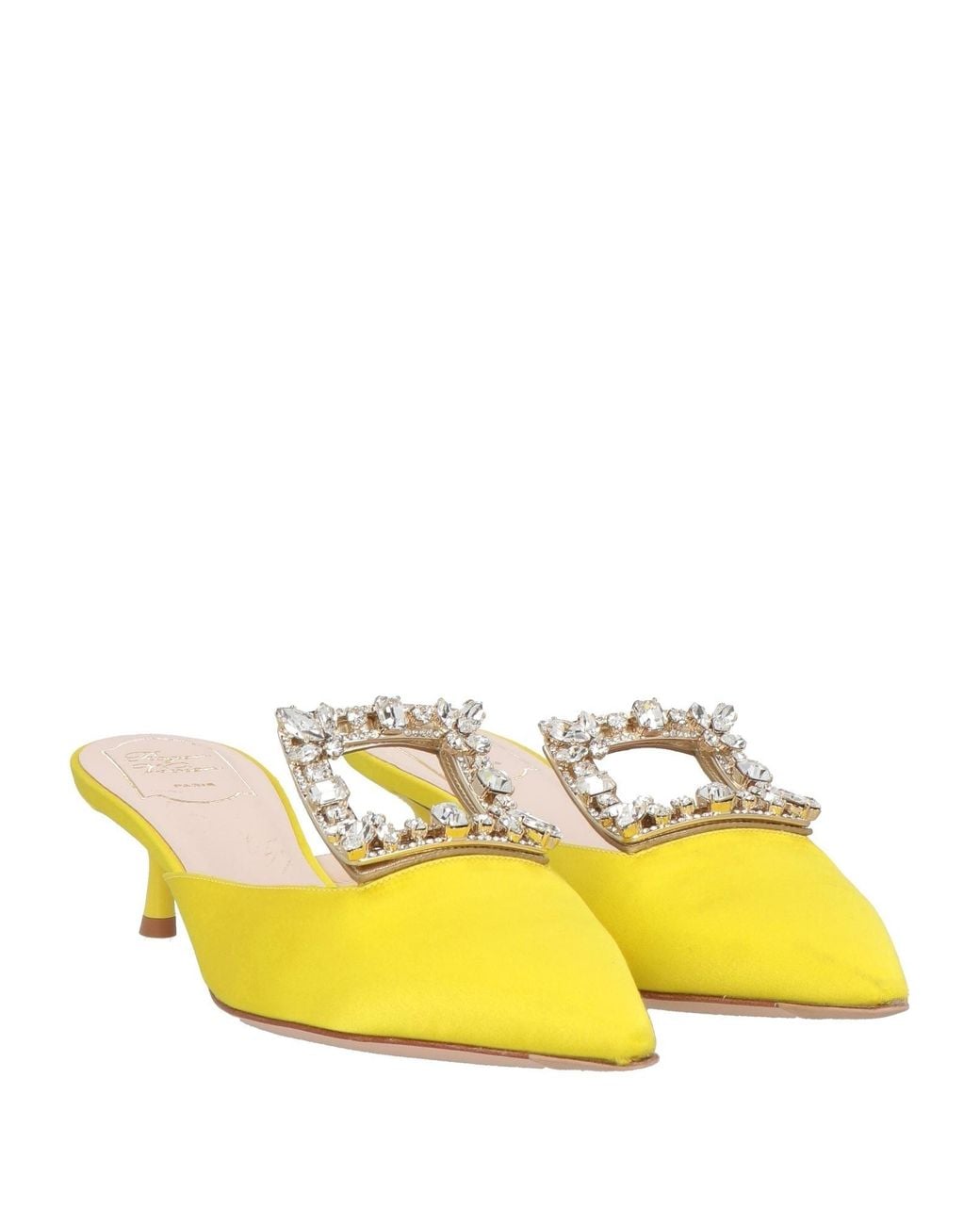Roger Vivier Yellow Mules & Clogs