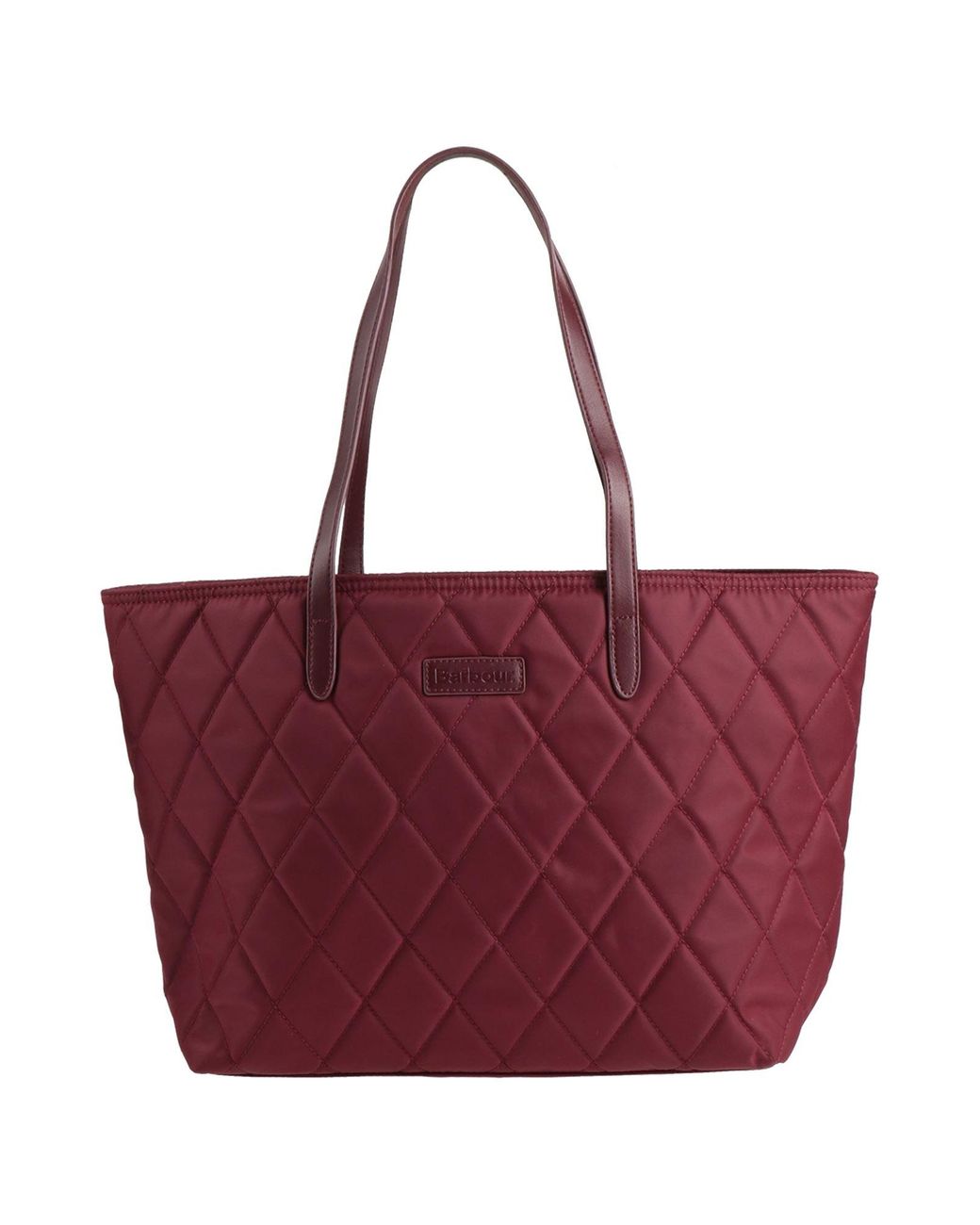 Barbour tote bag red on sale