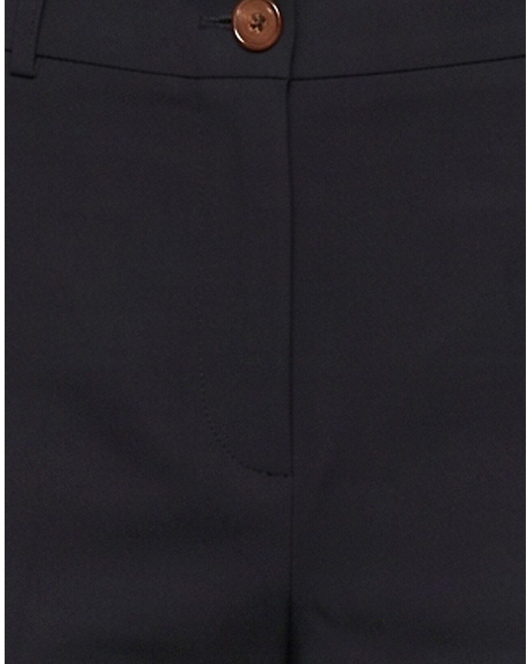 Alysi Blue Pants Polyester, Viscose, Elastane