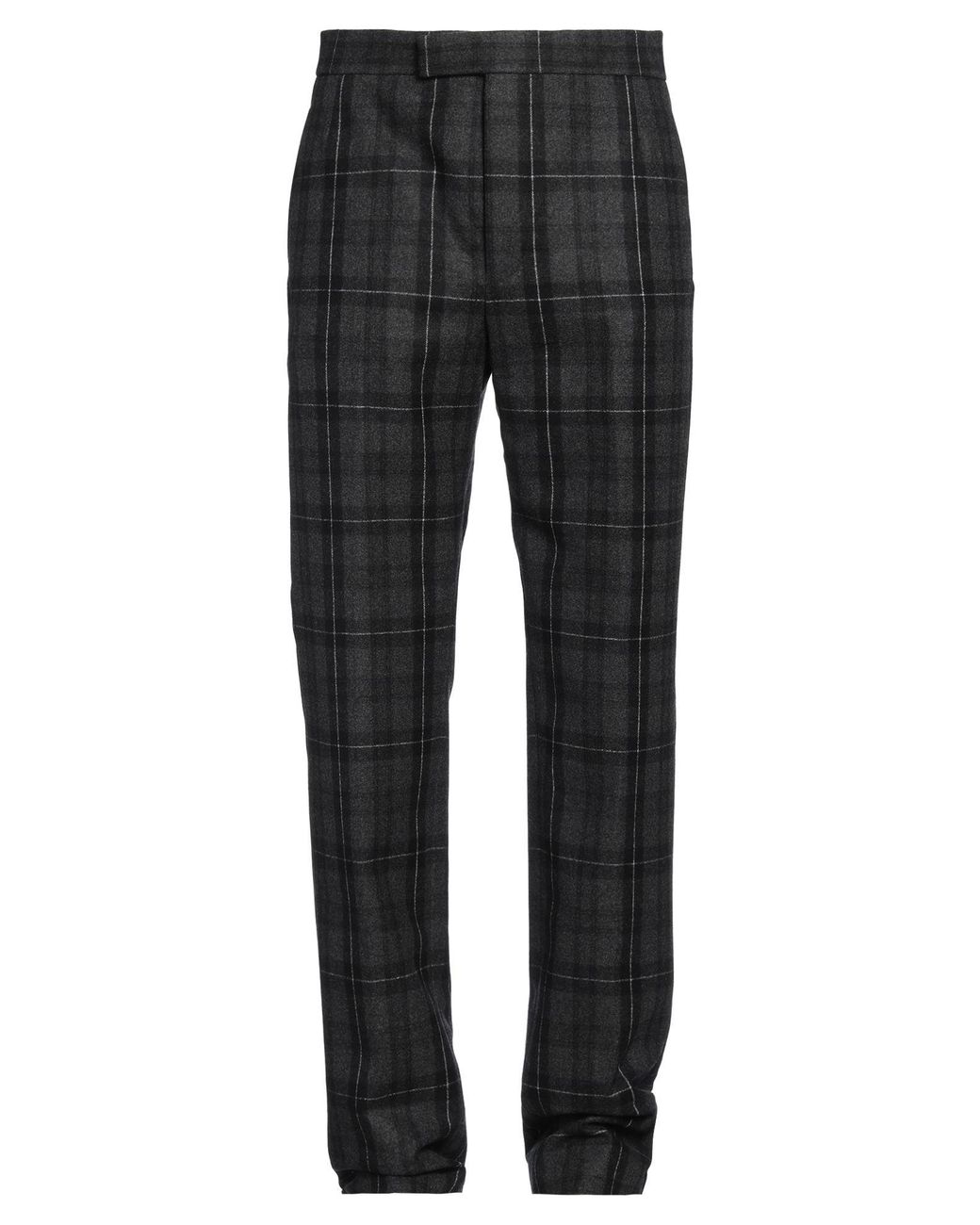 Thom Browne Black Charcoal Pants Wool, Cashmere for men