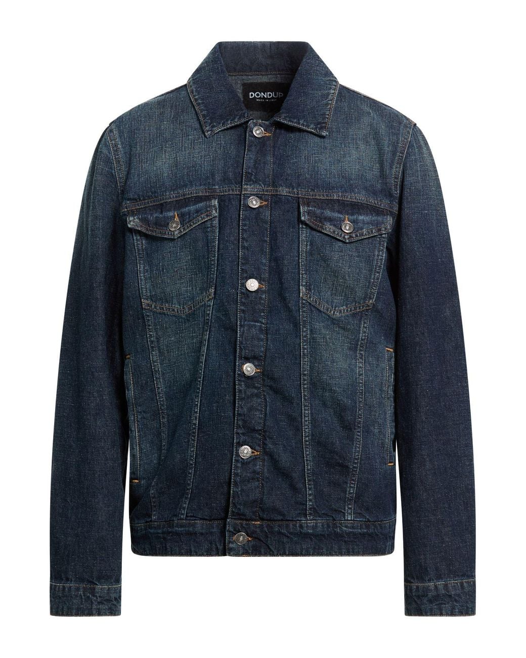 Dondup Blue Denim Outerwear for men