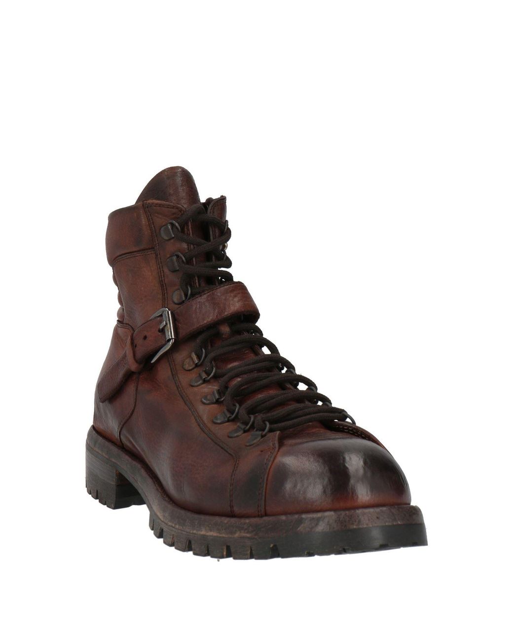 Eleventy Brown Ankle Boots Leather for men