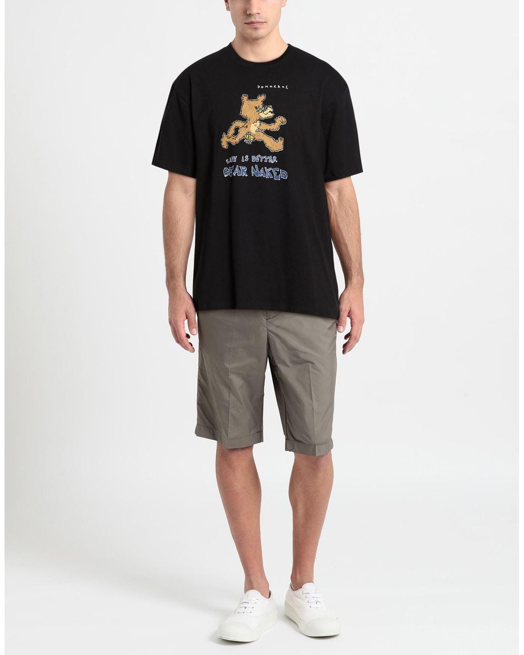 DOMREBEL Black T-Shirts for men