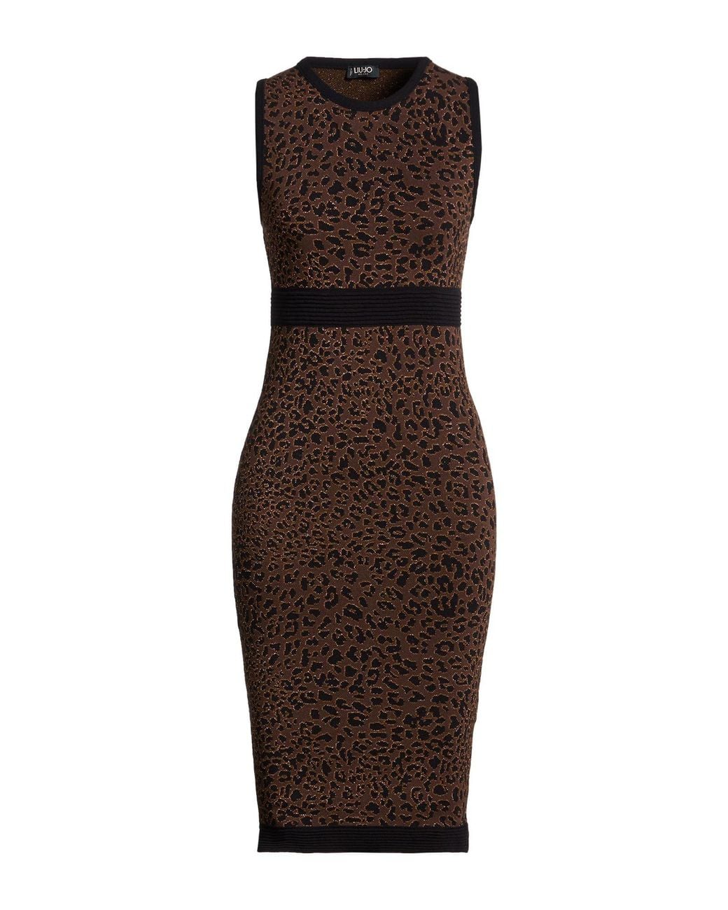 Liu Jo Brown Midi Dress