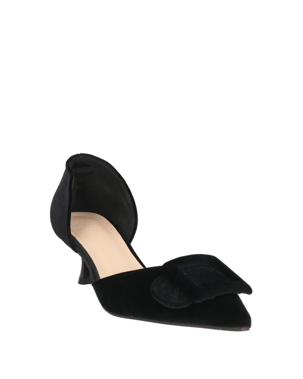 Twenty Four Haitch Black Pumps