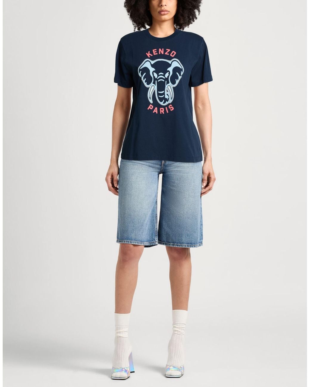 KENZO Blue T-Shirt Cotton